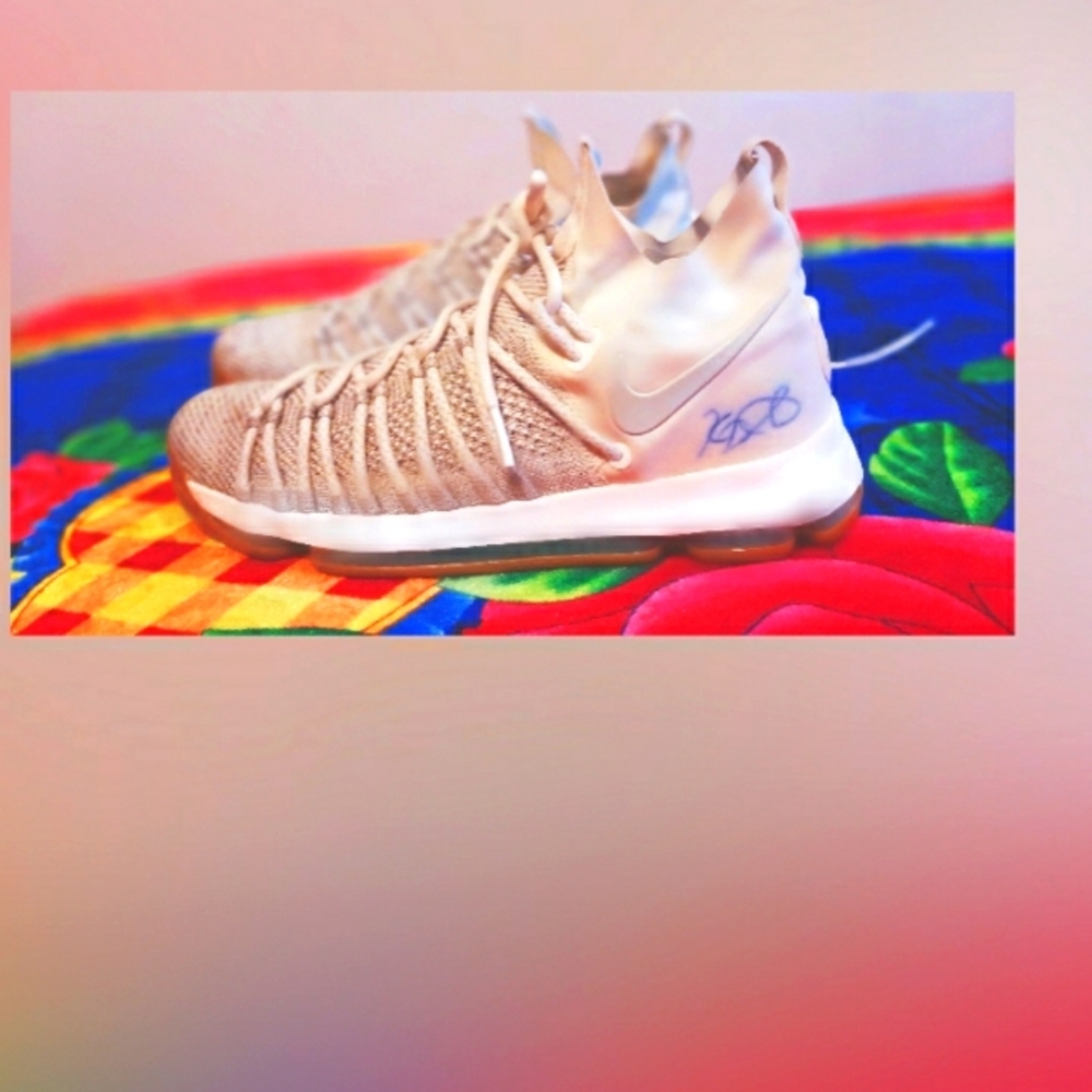 Signed Nike Zoom Kd Grey